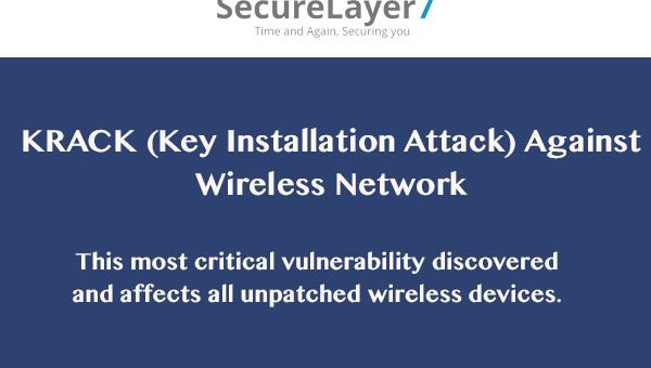 WPA2 Protocol Vulnerability – Intercepting Password on Wireless Device