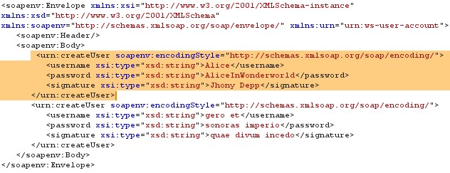 Morphed XML Request