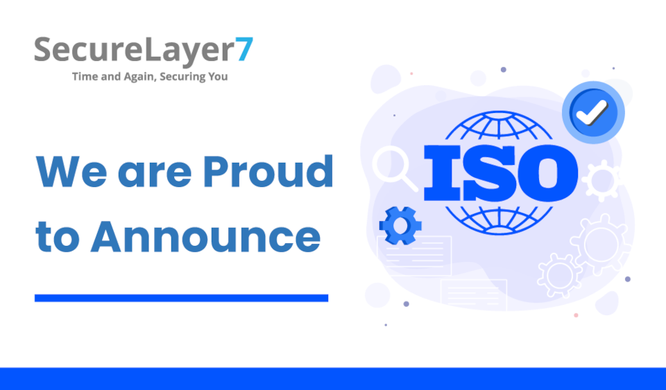 We Are Proud to Announce ISO Certifications