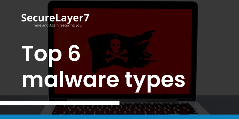 Top 6 malware types. Definition, Types of malware attacks & Prevention