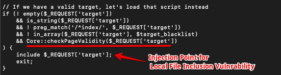 injection point