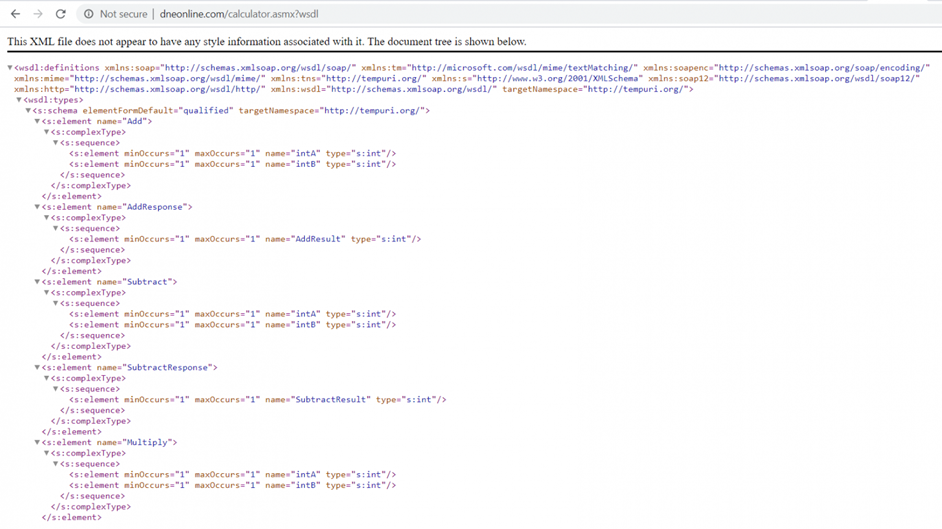 Web Desrvices Description Language