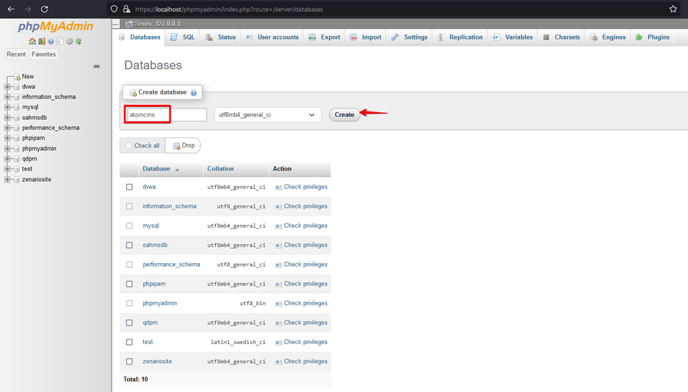 php my admin