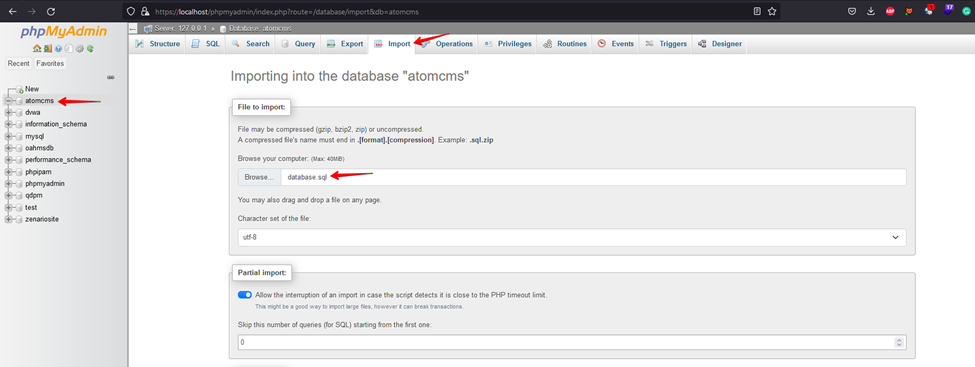 database