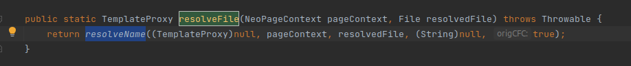 file passing to resolvefile