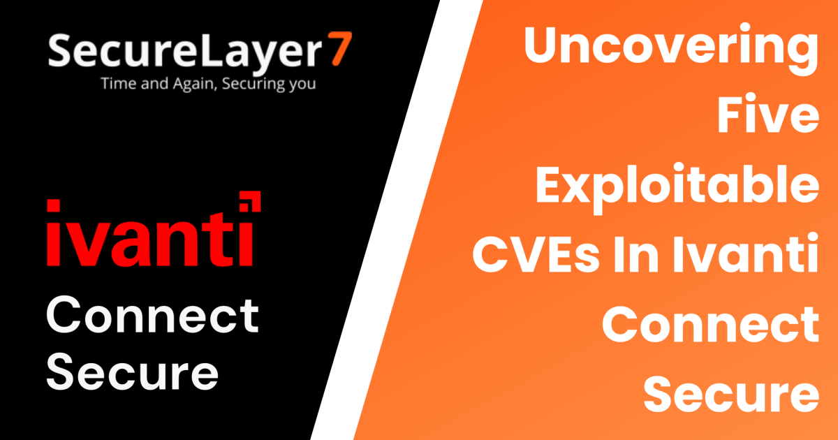 Ivanti Connect Secure Under Attack: Uncovering Five Exploitable CVEs