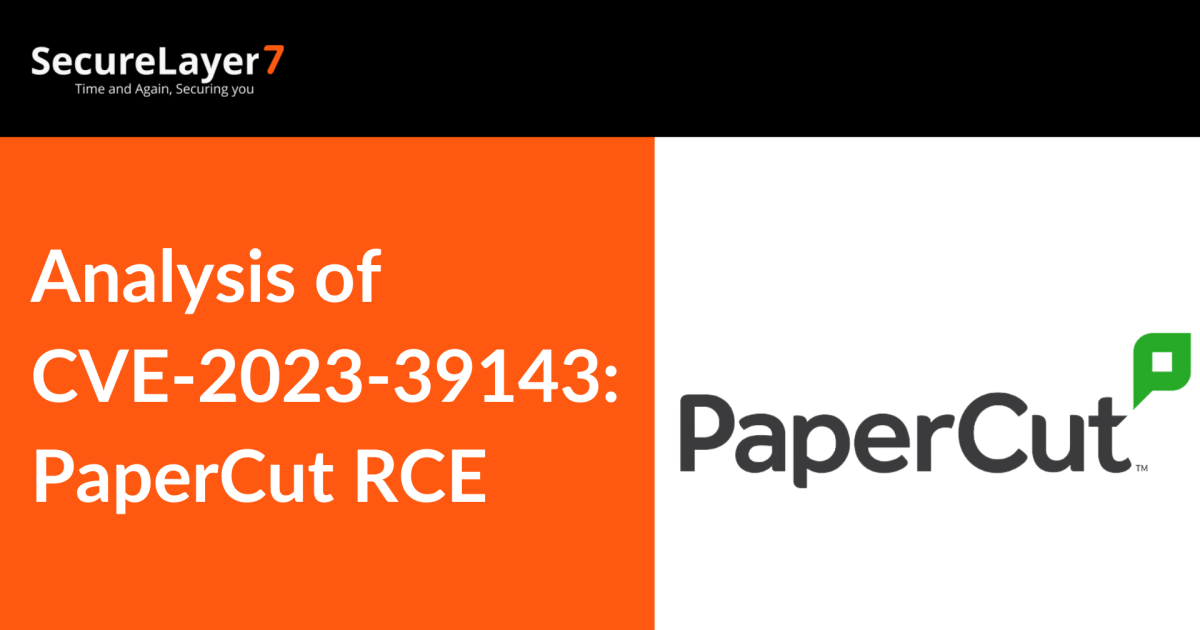 Analysis of CVE-2023-39143 – PaperCut RCE 