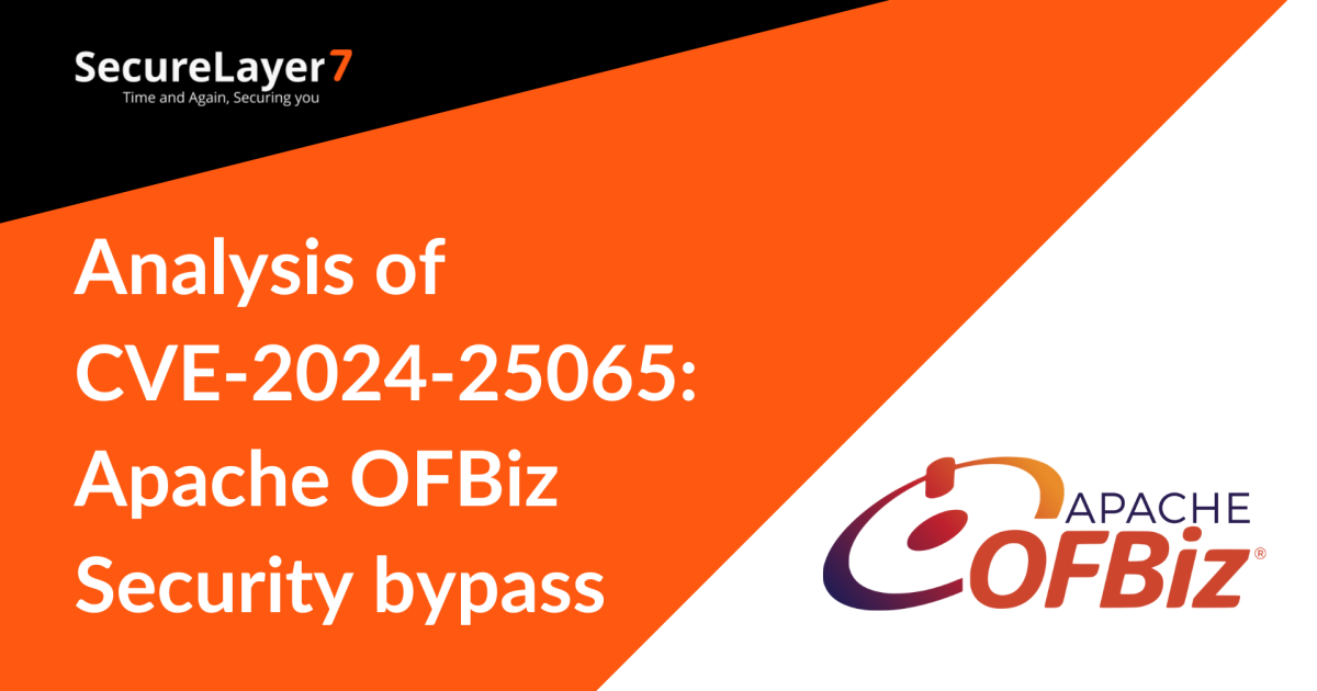 Analysis of CVE-2024-25065: Apache OFBiz Security bypass