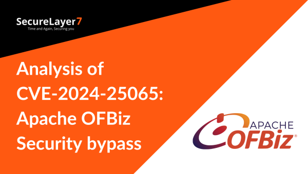 Analysis of CVE-2024-25065: Apache OFBiz Security bypass