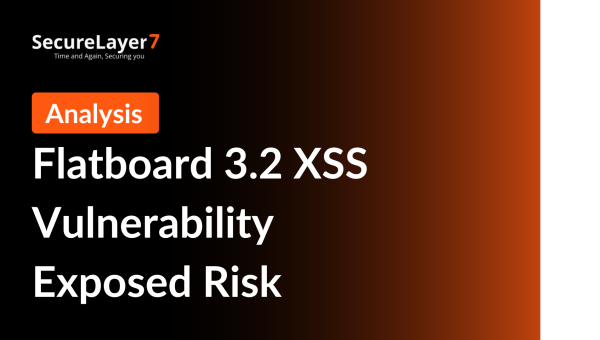 Flatboard 3.2 XSS Vulnerability Exposed Risk