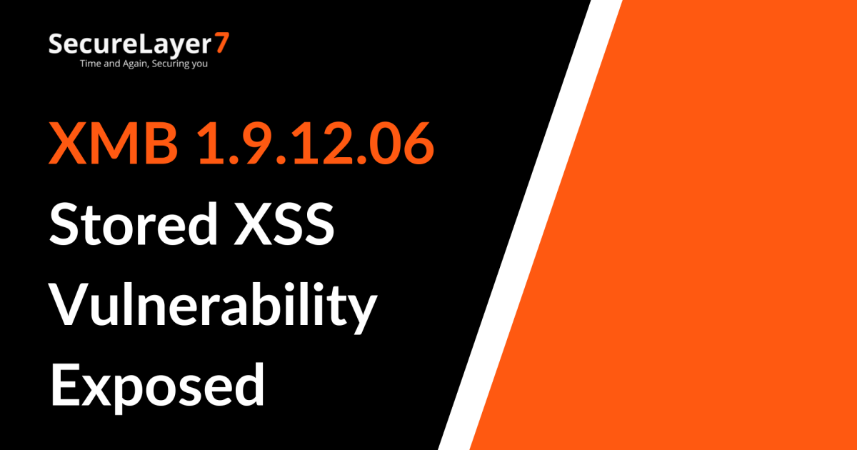 XMB 1.9.12.06 Stored XSS Vulnerability Exposed