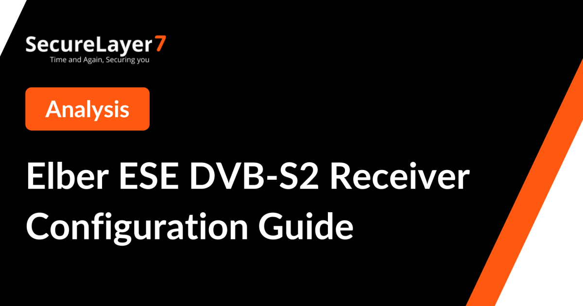 Elber ESE DVB-S2 Receiver Configuration Guide