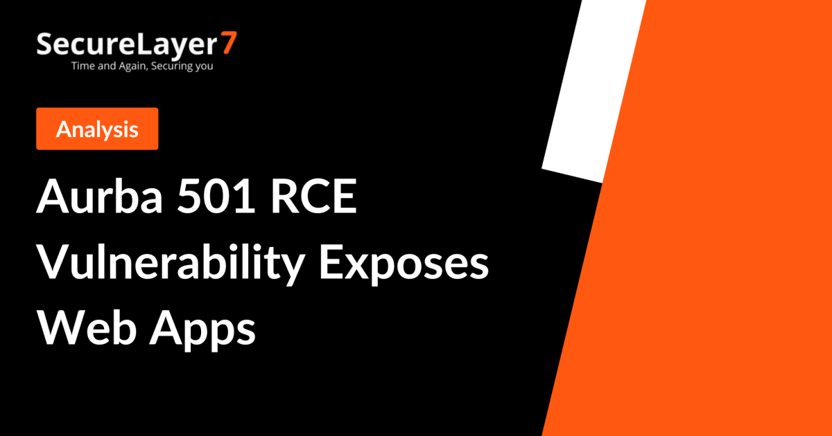 Aurba 501 RCE Vulnerability Exposes Web Apps