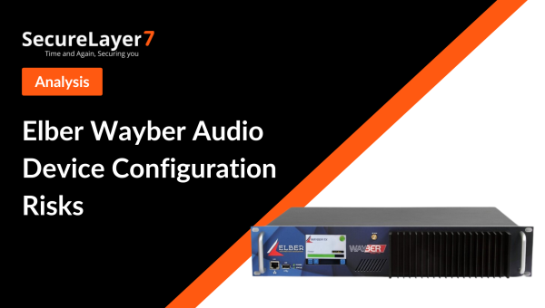 Elber Wayber Audio Device Configuration Risks