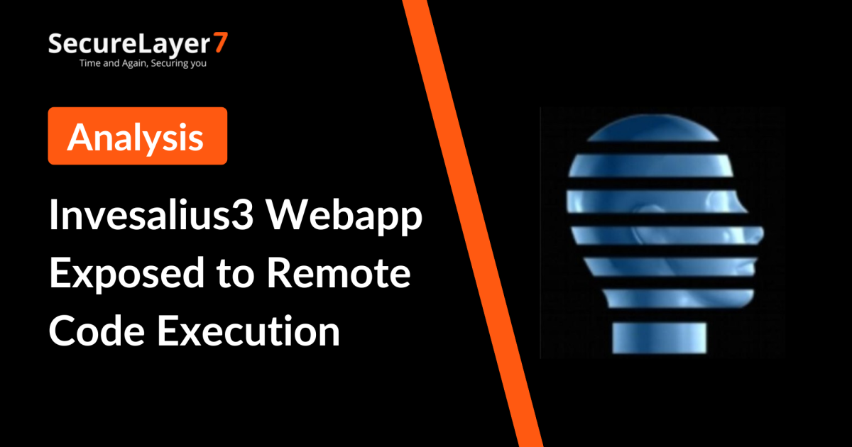Invesalius3 Webapp Exposed to Remote Code Execution