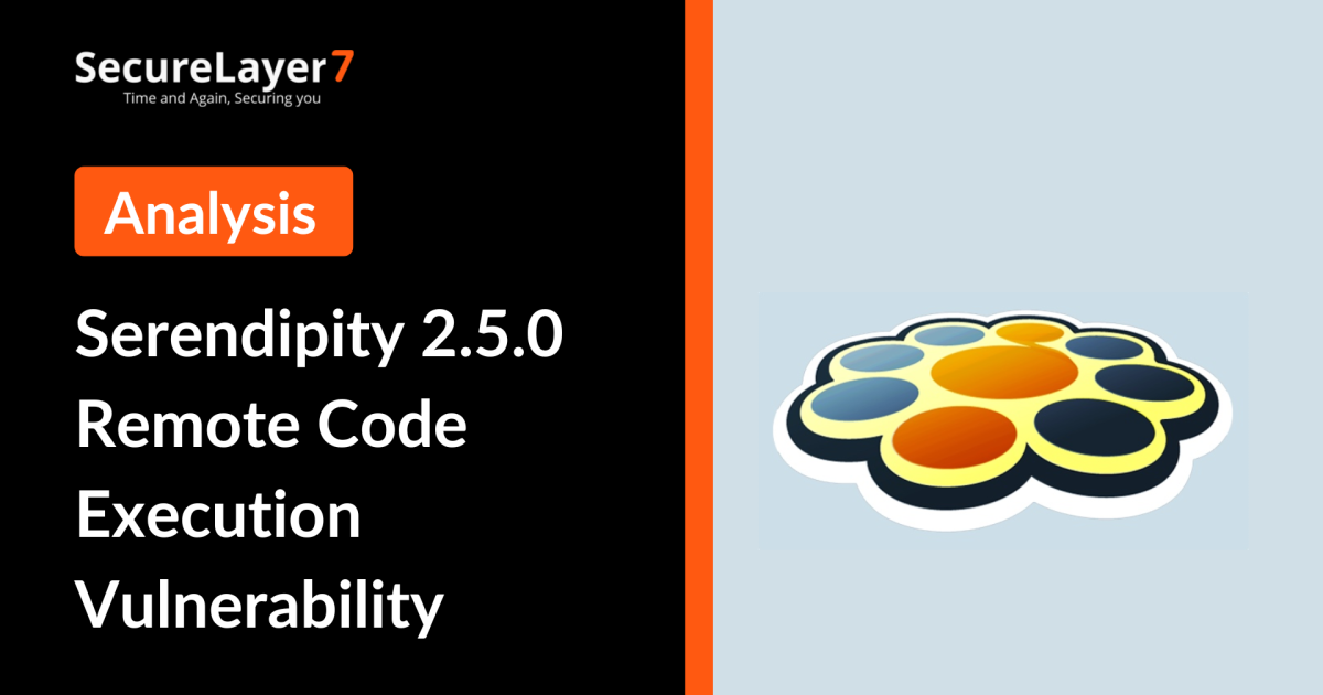 Serendipity 2.5.0 Remote Code Execution Vulnerability