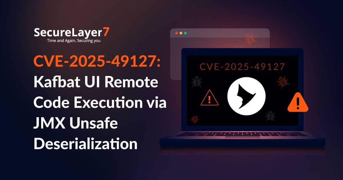 CVE-2025-49127: Kafbat UI Remote Code Execution via JMX Unsafe Deserialization
